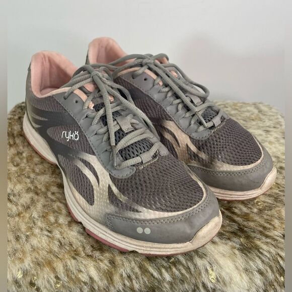 5 for $25🔥Ryka Devotion Pink/ Grey Sneakers Women's Size 9 - Picture 2 of 12